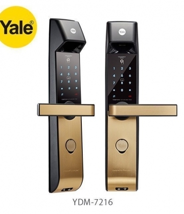 Yale YDM7216 五合一密碼/指紋/鑰匙/密碼/卡片/藍芽 智能電子 機械 門鎖