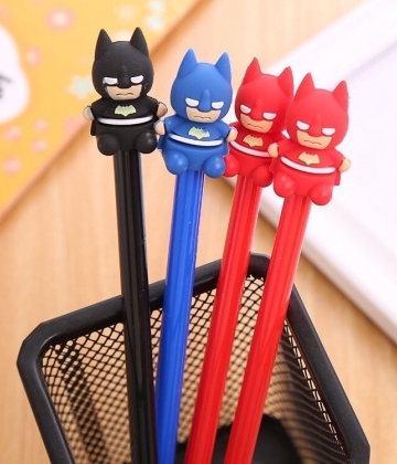 蝙蝠俠 卡通造型 兔子 動物 中性筆